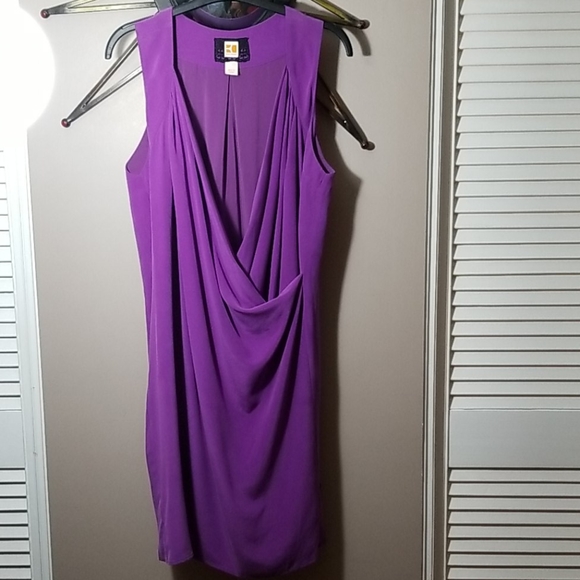 Hugo Boss Dresses Hugo Boss Silk Purple Wrap Dress Poshmark